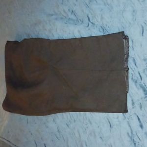 Black Linen Capri Pants